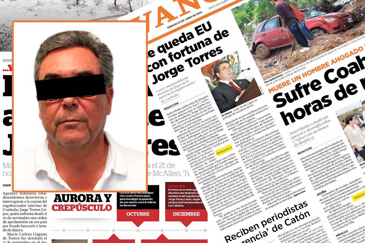 Juez otorga suspensión definitiva a extradición de Jorge Torres, exgobernador de Coahuila