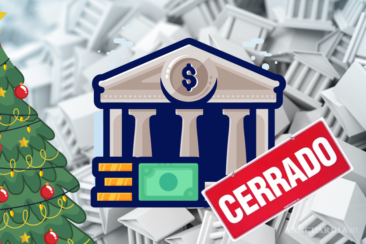 Bancos de México permanecerán cerrados durante estas fechas de diciembre 2024