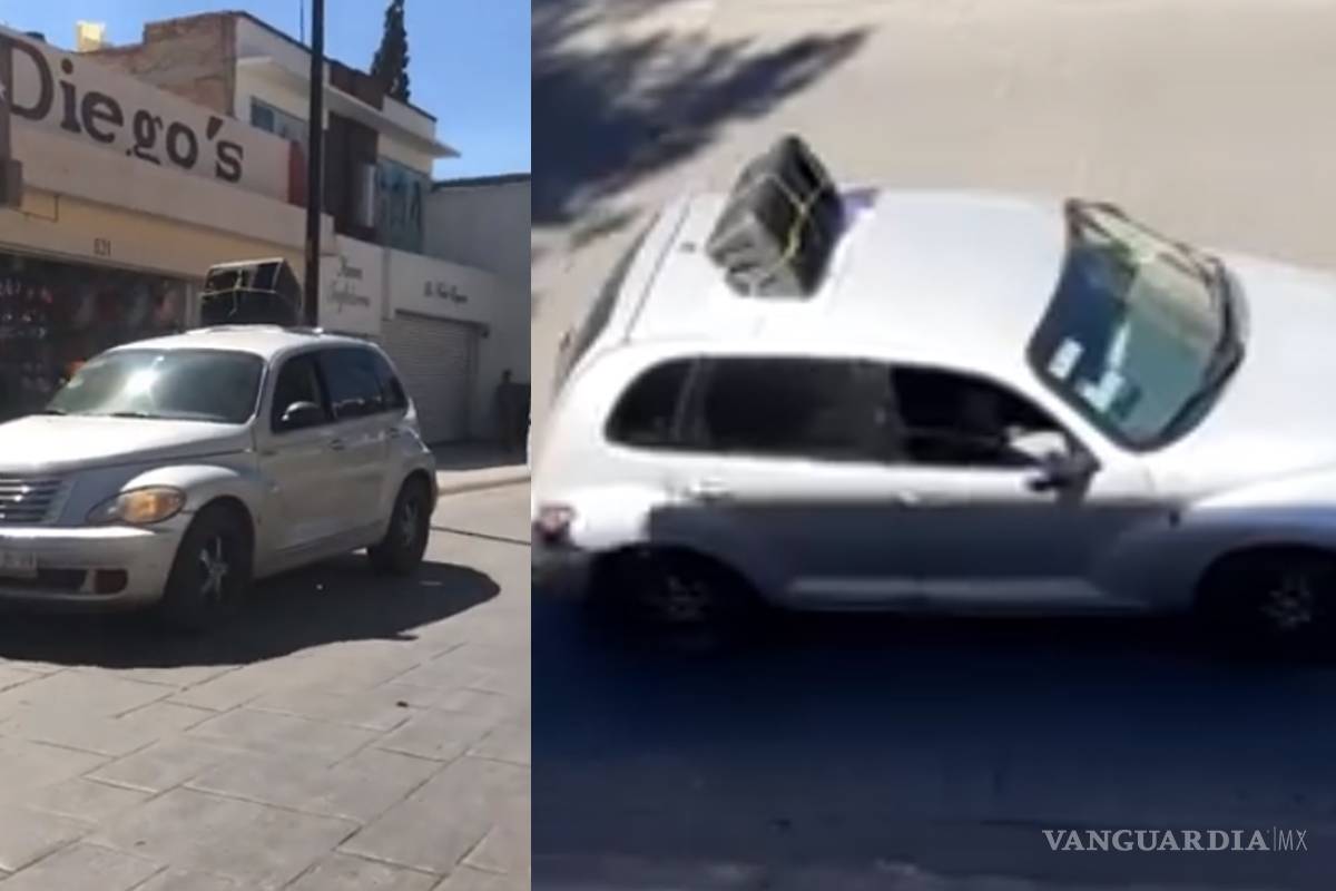 Coronavirus: Conductor reproduce en bocina la canción 'Quédate en tu pu... casa' en Saltillo