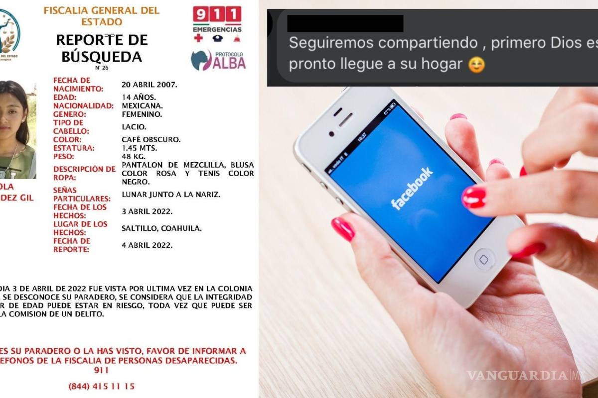 ‘Seguiremos compartiendo’; miles de saltillenses se suman a la búsqueda de Paola de 14 años