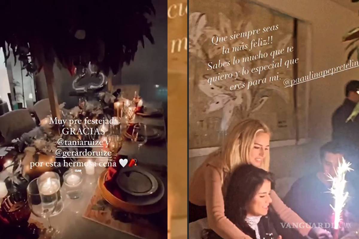 Tania Ruiz celebra cumpleaños de Paulina, hija de Peña Nieto