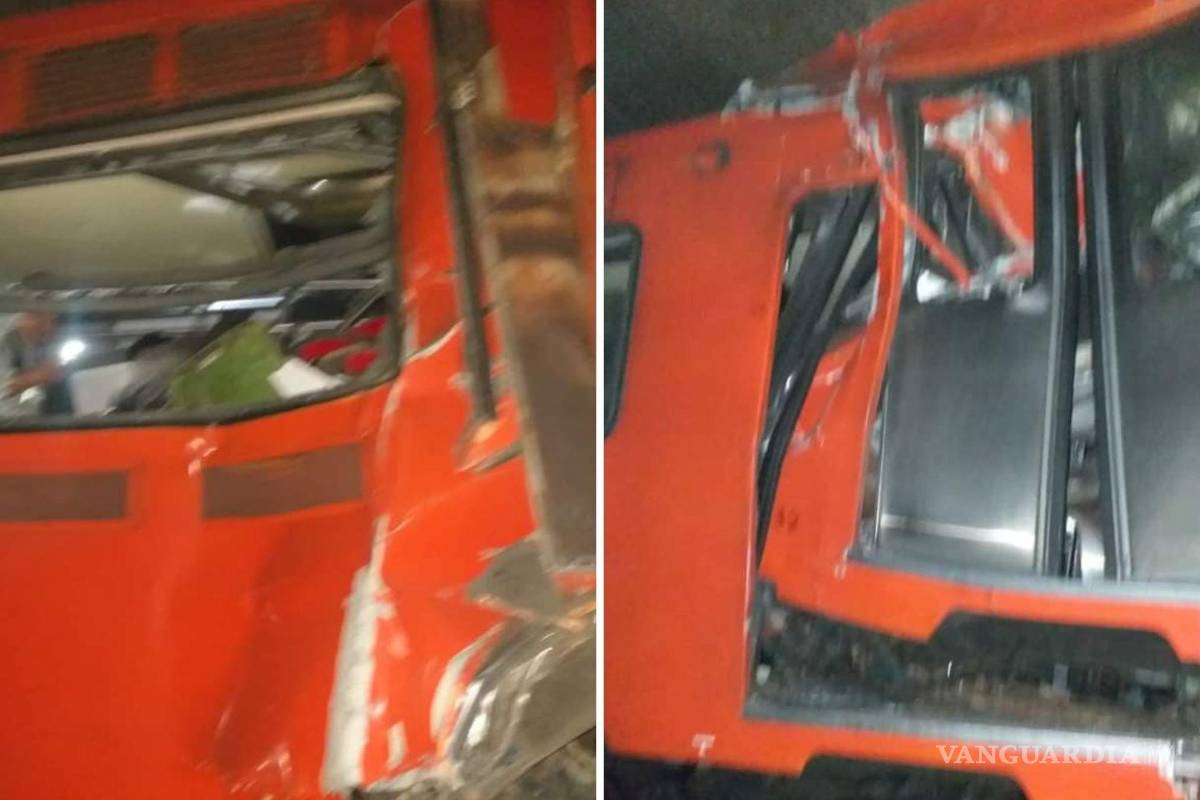 Chocan trenes en Metro de la CDMX; reportan 10 heridos, 4 prensados y un fallecido