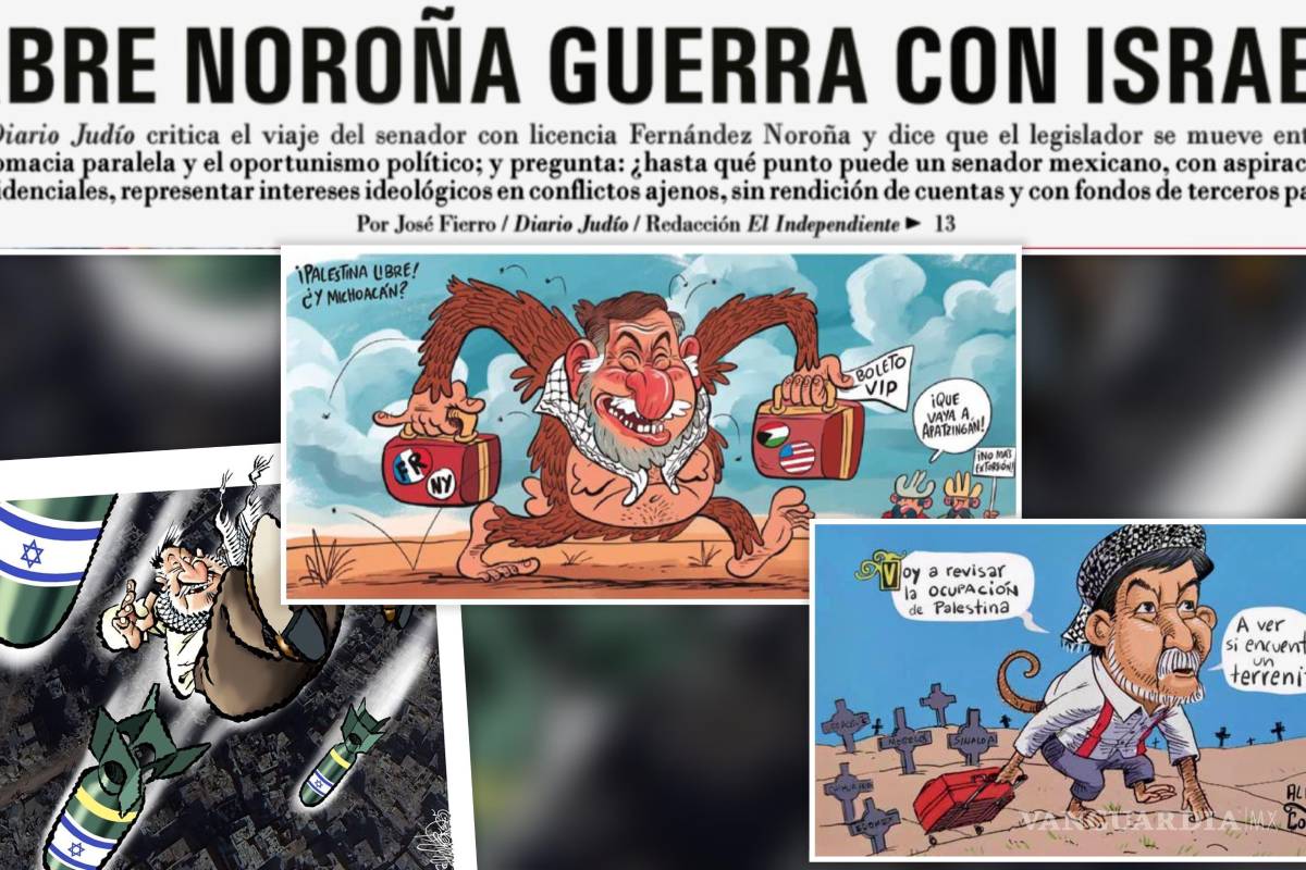 Va Noroña a Palestina, país inexistente como territorio y como Estado. Provoca a EEUU en plena revisión del T-MEC