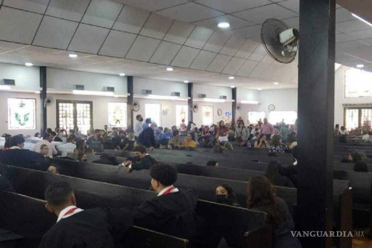 Balacera desata el pánico durante misa de graduación en Caborca, Sonora