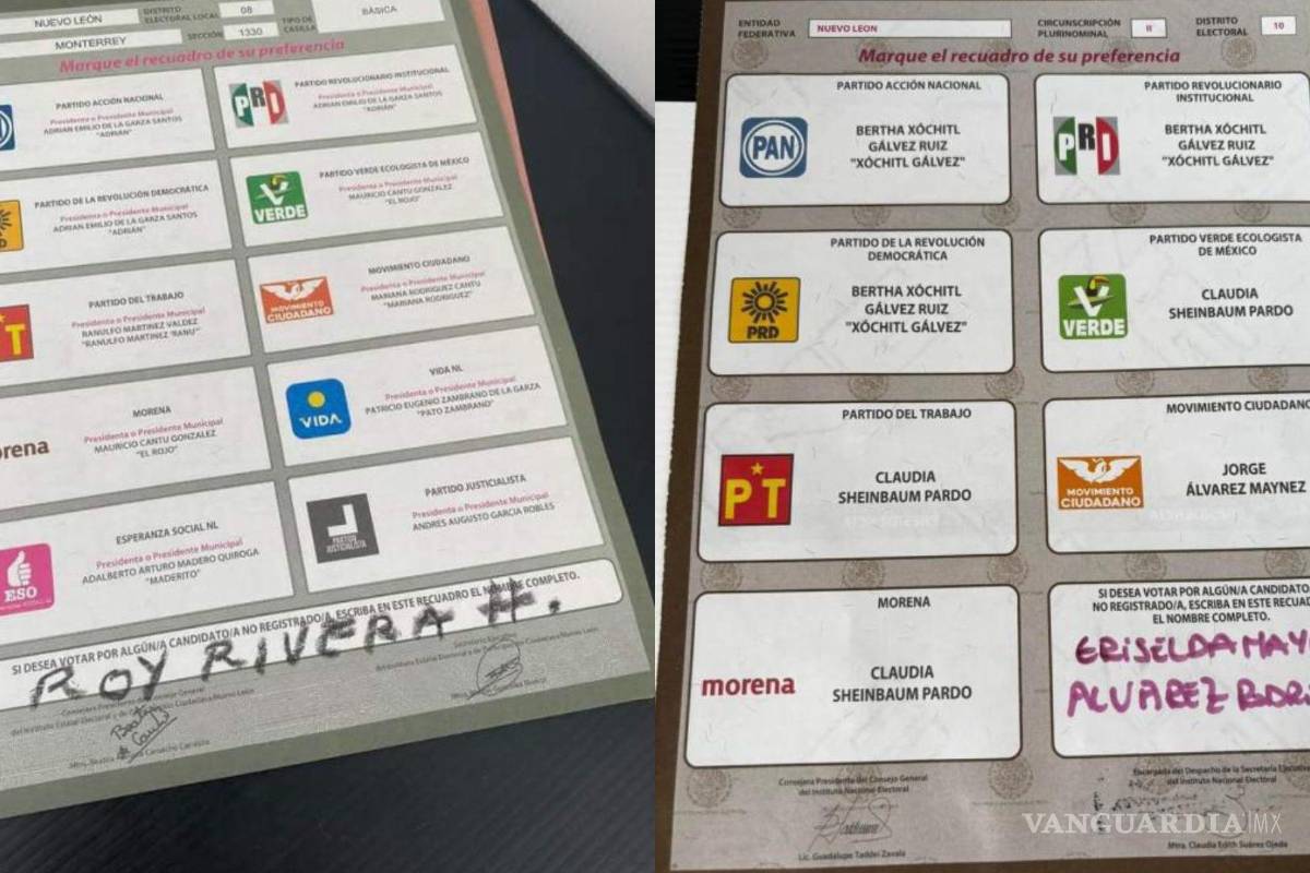 $!Representantes de organizaciones civiles votan simbólicamente por quienes no pueden hacerlo, exigiendo justicia para las víctimas de desaparición forzada.