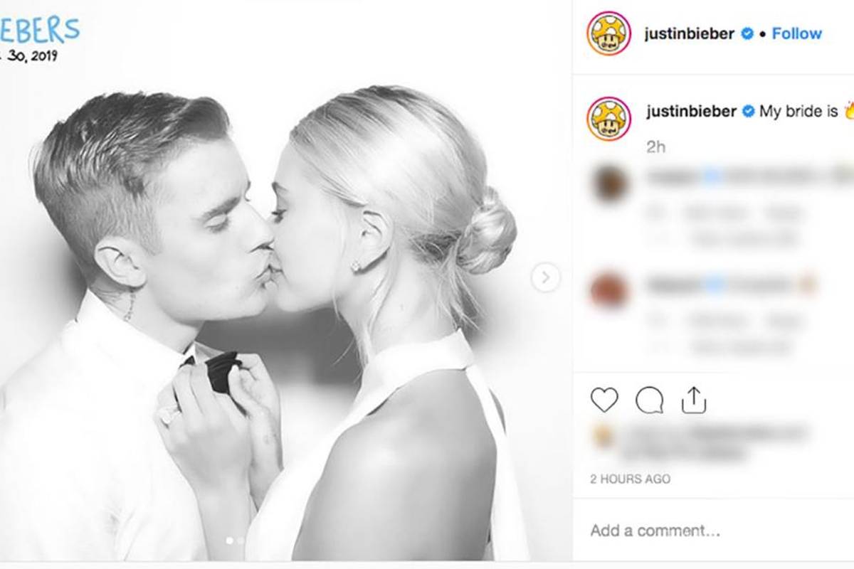 Tenemos las fotos de la boda de Justin Bieber y Hailey Baldwin