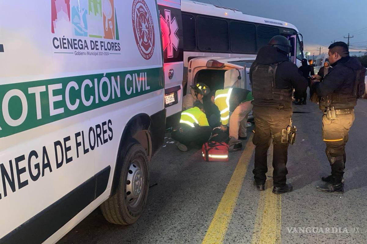 Colisión múltiple en Nuevo León deja un saldo de 9 lesionados