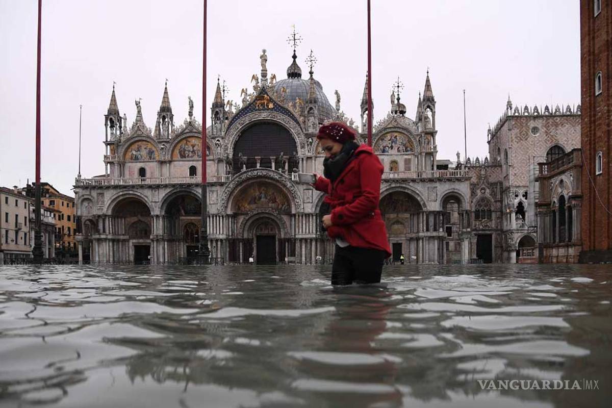 Venecia vuelve a inundarse 3 días después de marea récord
