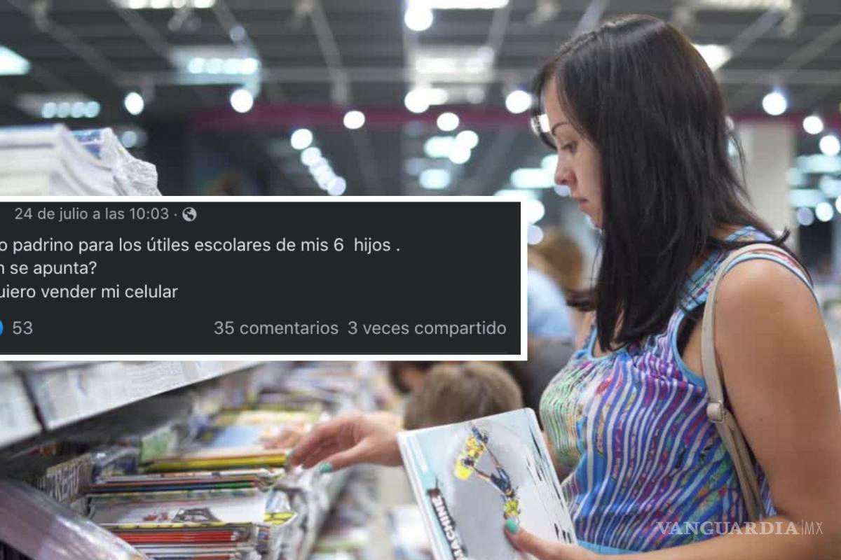 ‘Busco padrino de útiles escolares’; saltillenses se burlan de la supuesta moda en redes sociales