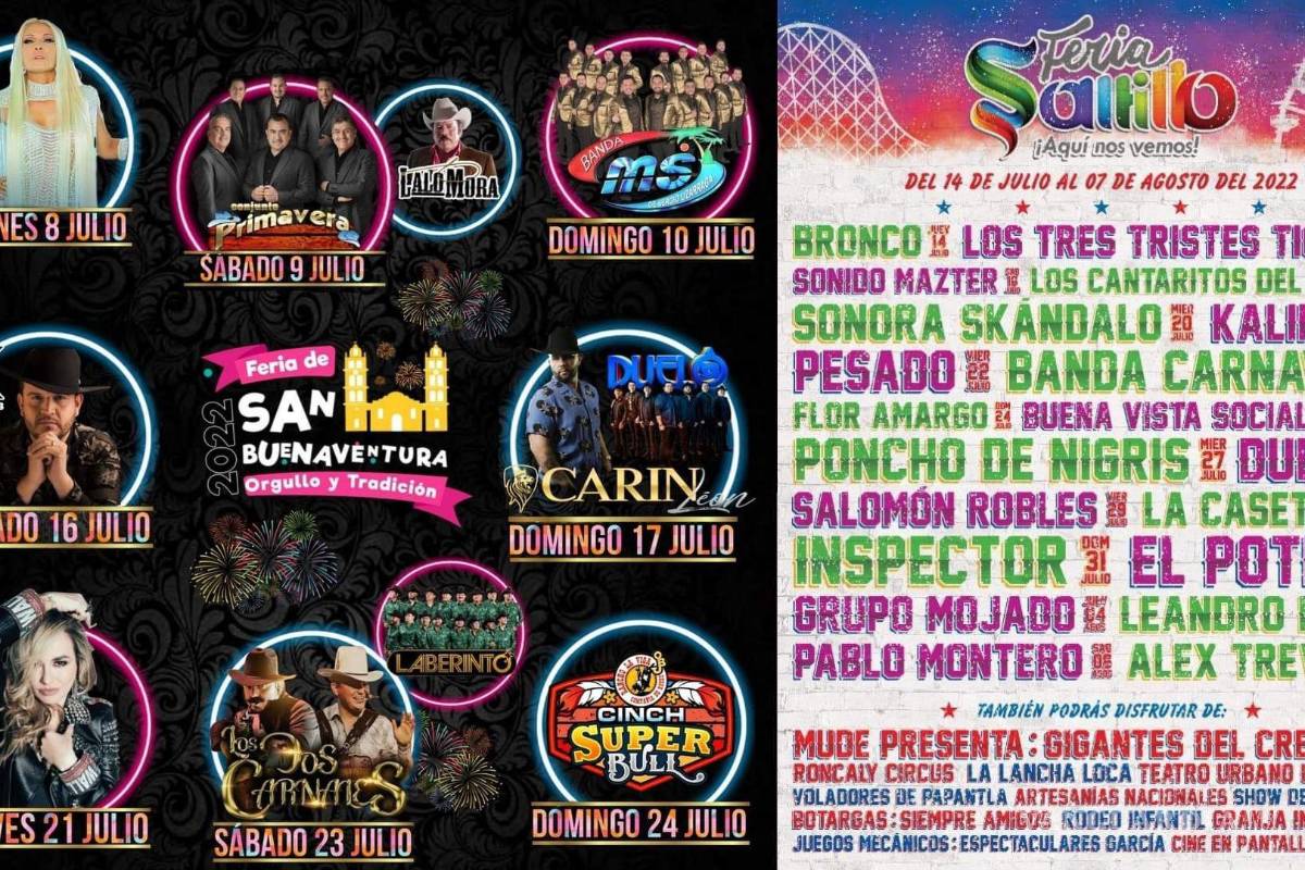 ‘Vámonos a San Buenaventura’; anuncian cartel de su Feria y lo comparan con el de Saltillo