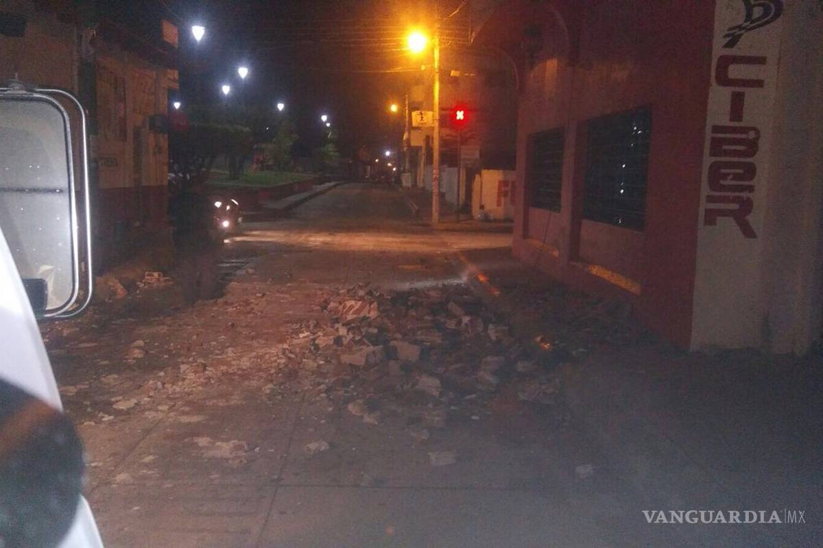 Sismo de 7.0 grados en Chiapas deja daños materiales
