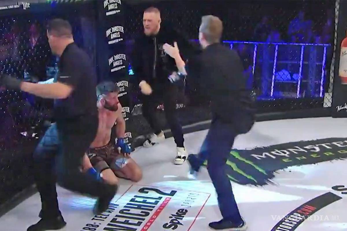 McGregor acude a Bellator y pelea con un referee