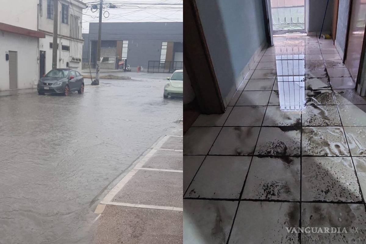 Se les mete el agua hasta la sala: habitantes de Brisas sufren inundaciones por lluvias en Saltillo (video)