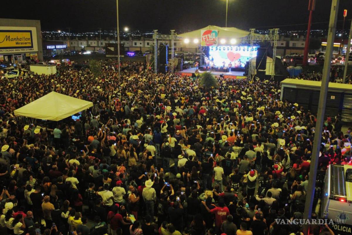 Éxito total concierto de El Poder del Norte en colonia Mirasierra de Saltillo