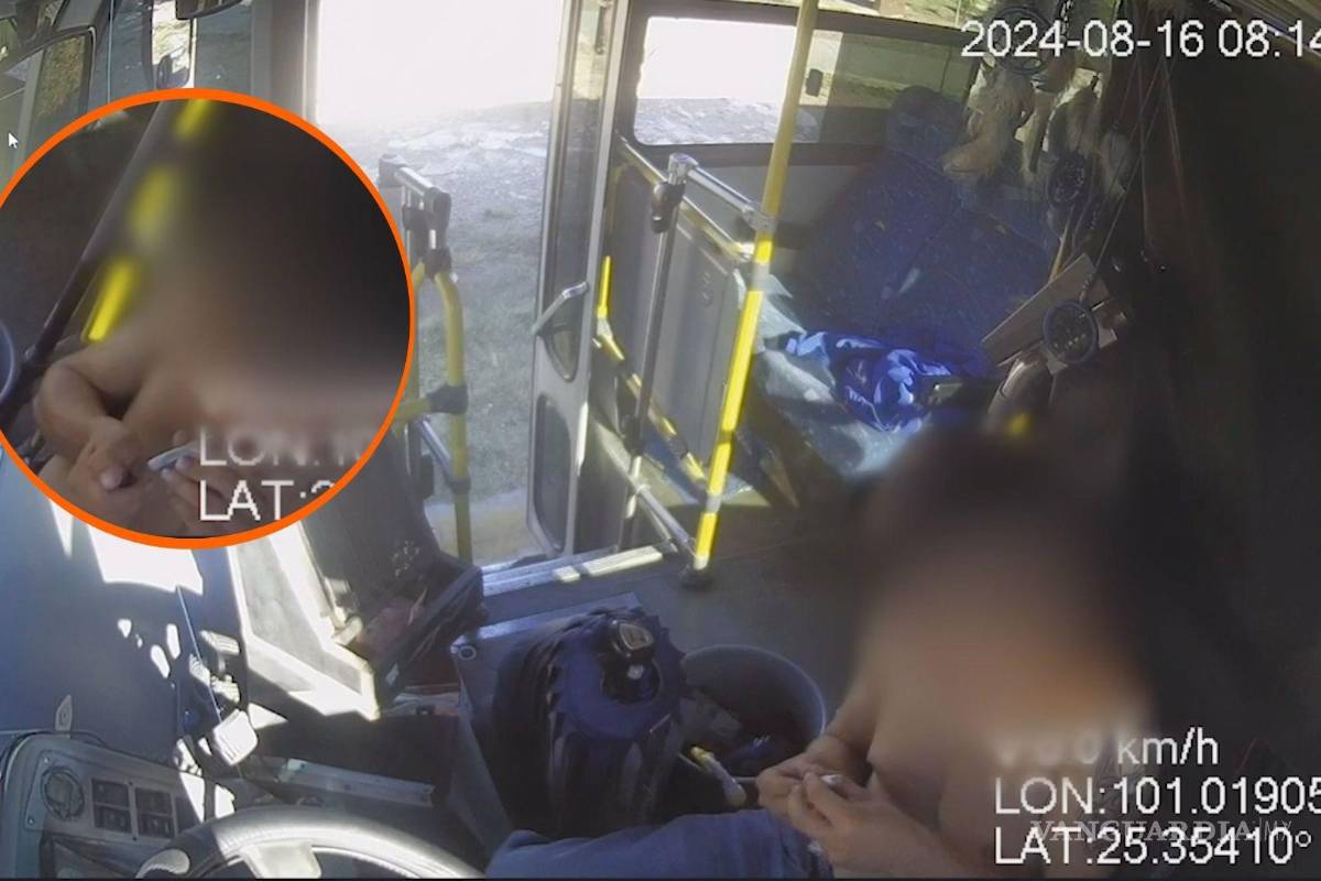 Saltillo: suspenden a chofer de la Ruta 17 por consumir mariguana al volante (video)