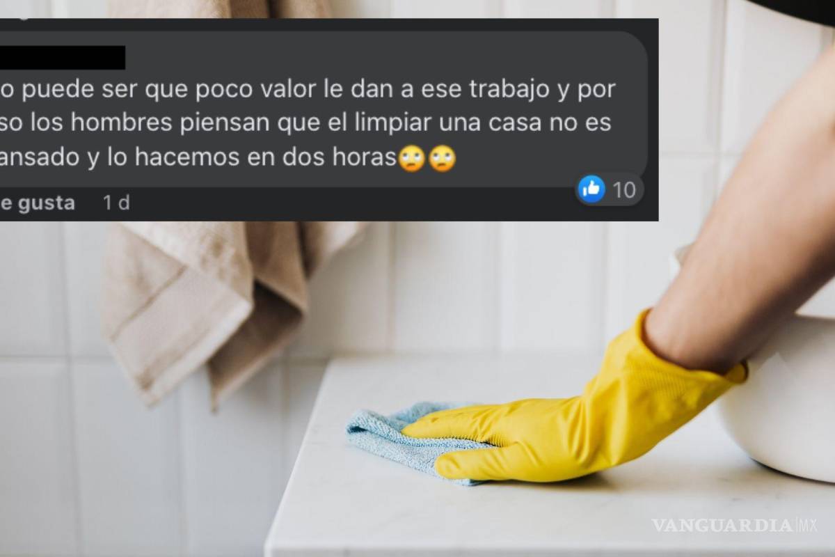 ‘65 pesos la hora por limpiar una casa’; la publicación en redes que generó polémica entre usuarios de Saltillo