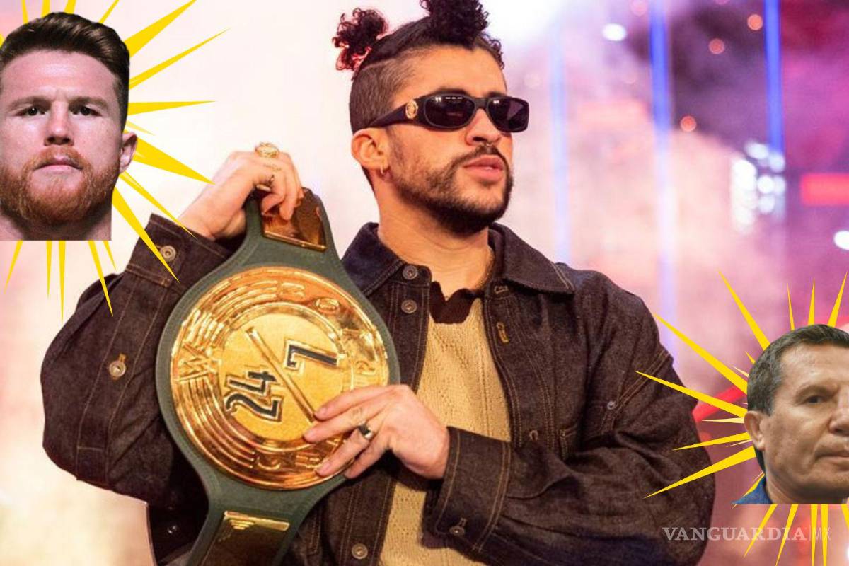 ¿Ahora quiere ser boxeador? Bad Bunny le ‘canta un tiro’ al Canelo y a Julio César Chávez
