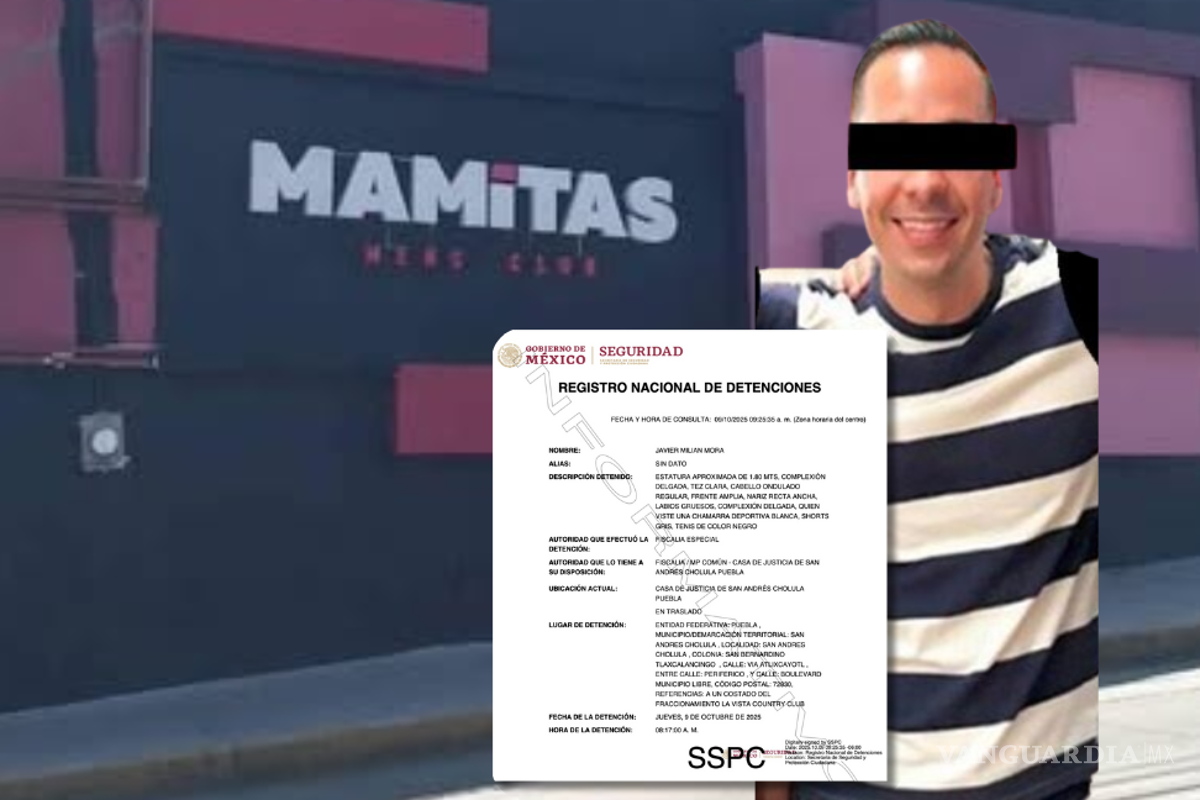 Detienen al empresario Javier Milian en Puebla, dueño de ‘Mamitas’; esto es lo que se sabe hasta el momento