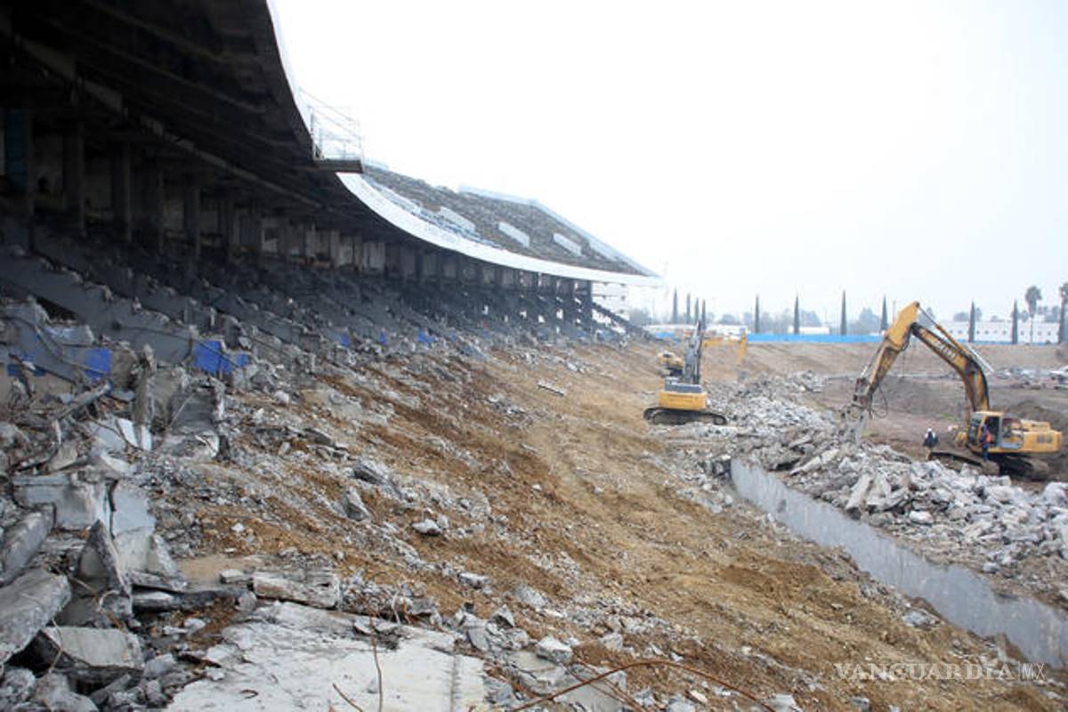 Destruyen el Estadio Tecnológico, histórico estadio de Monterrey y de todo México