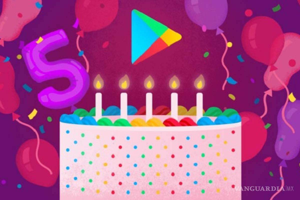 Celebra Google Play cinco años con su tienda virtual