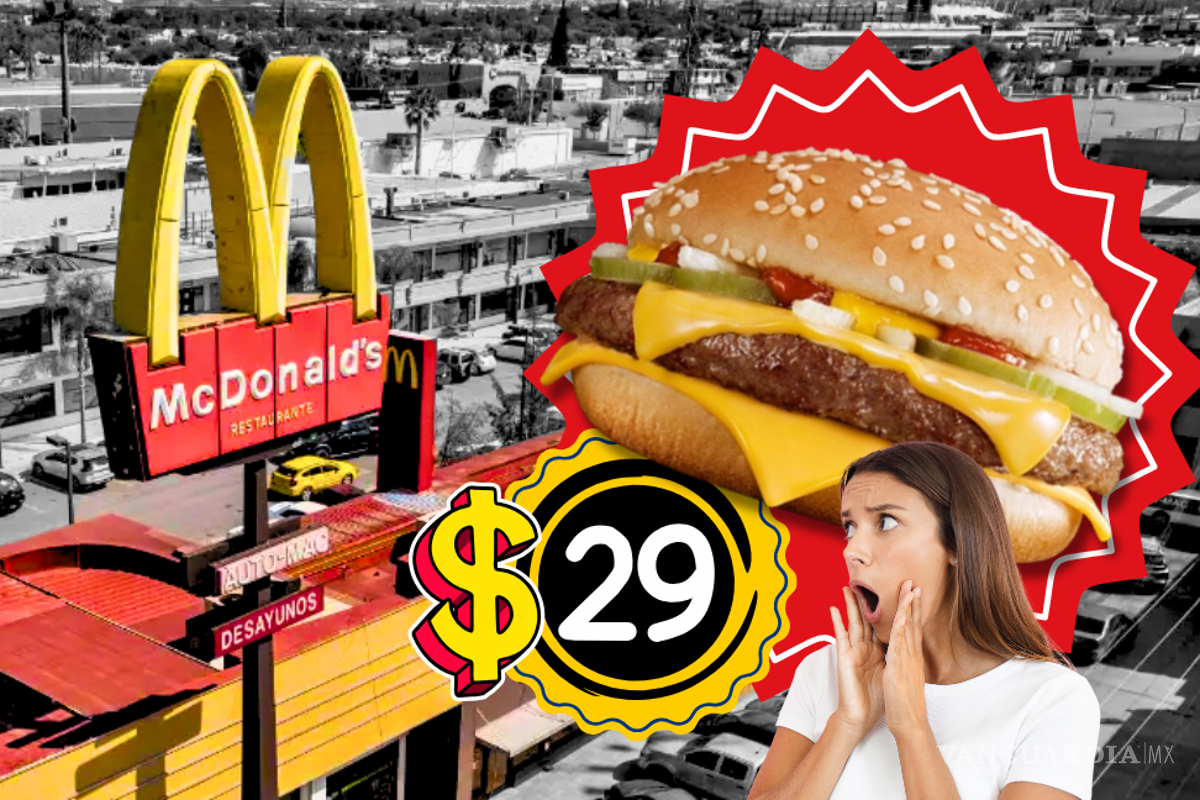 ¡Hamburguesa de McDonald’s a 29 pesos! Aprovecha solo hoy la oferta con este código de descuento