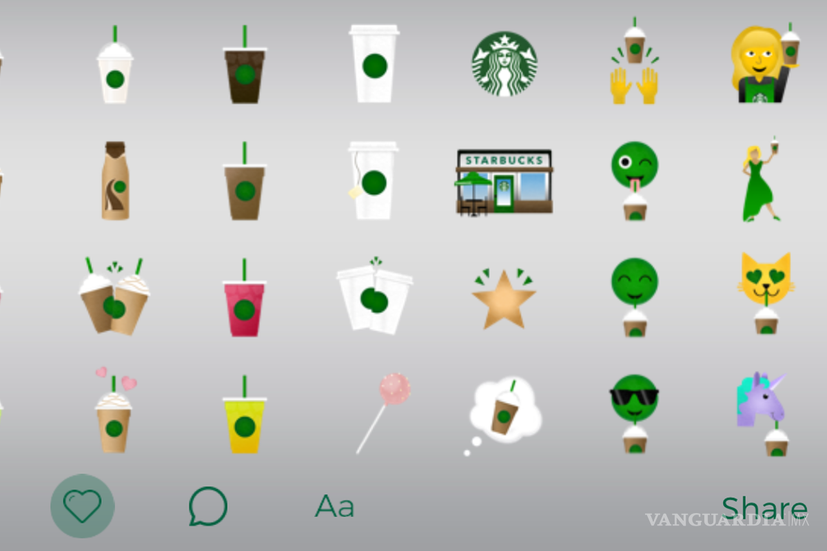 $!Starbucks lanza su línea de emojis
