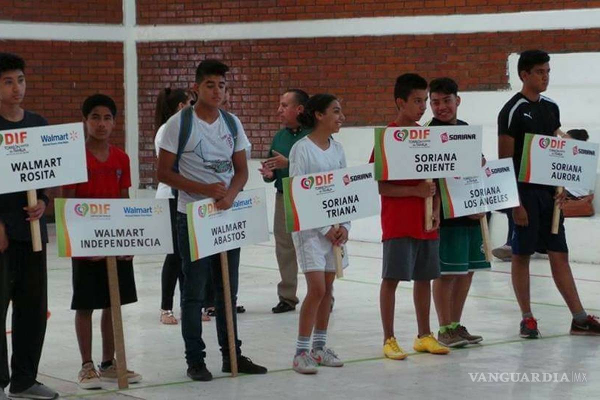 DIF Torreón involucra en el deporte a “cerillitos”