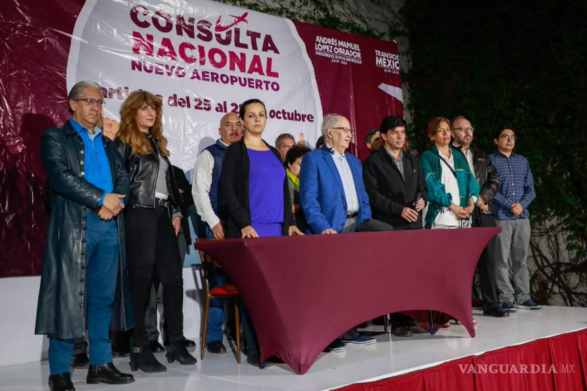 Arrasa opción de Santa Lucía en consulta: equipo de López Obrador