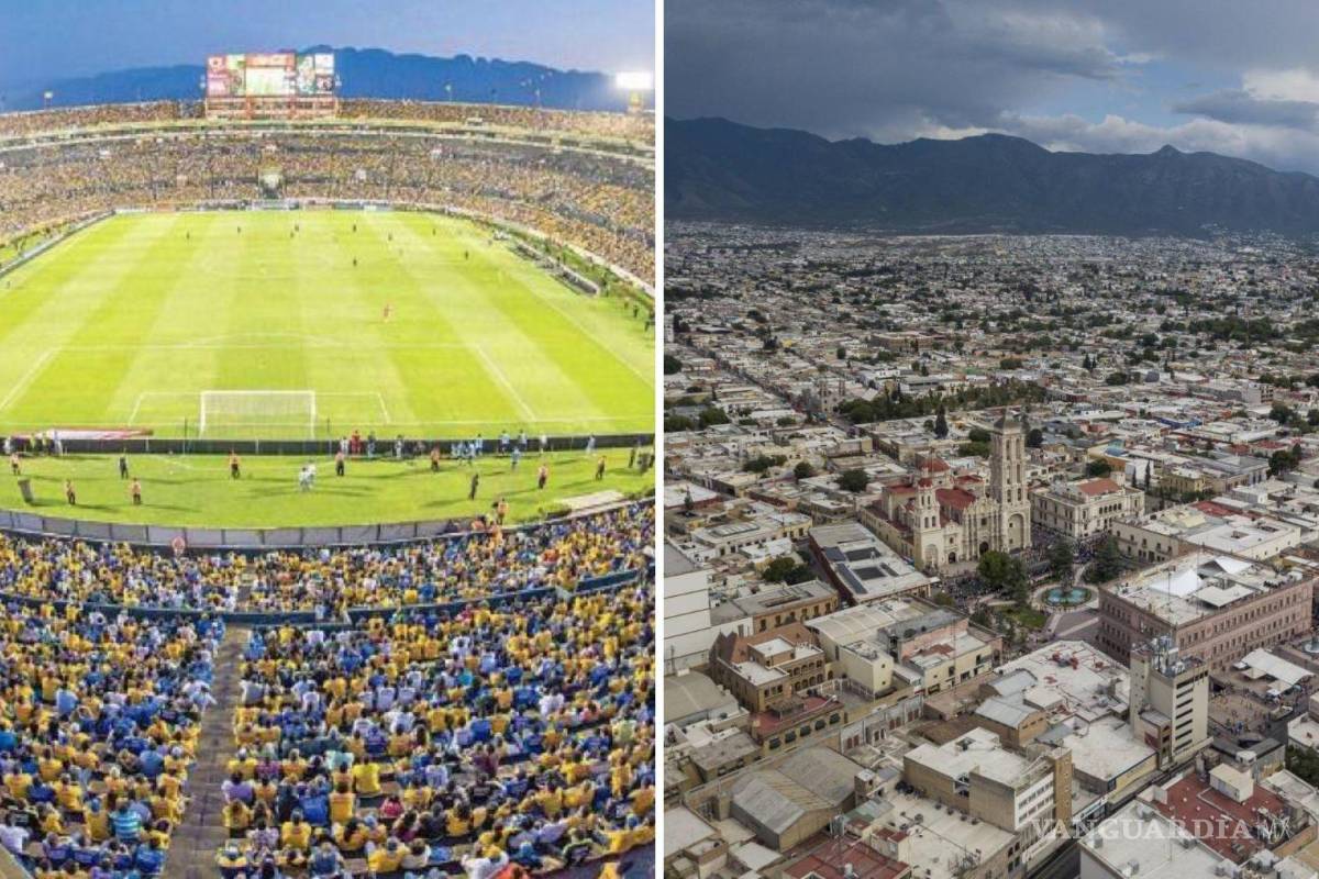 En 1900 Saltillo tenía 42,727 habitantes, igual al número de personas que caben en el ‘Volcán’ de Tigres