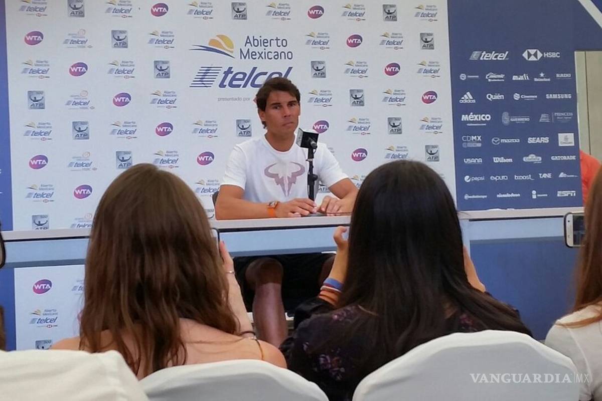 'No peleo el número 1 con Federer'; Rafael Nadal