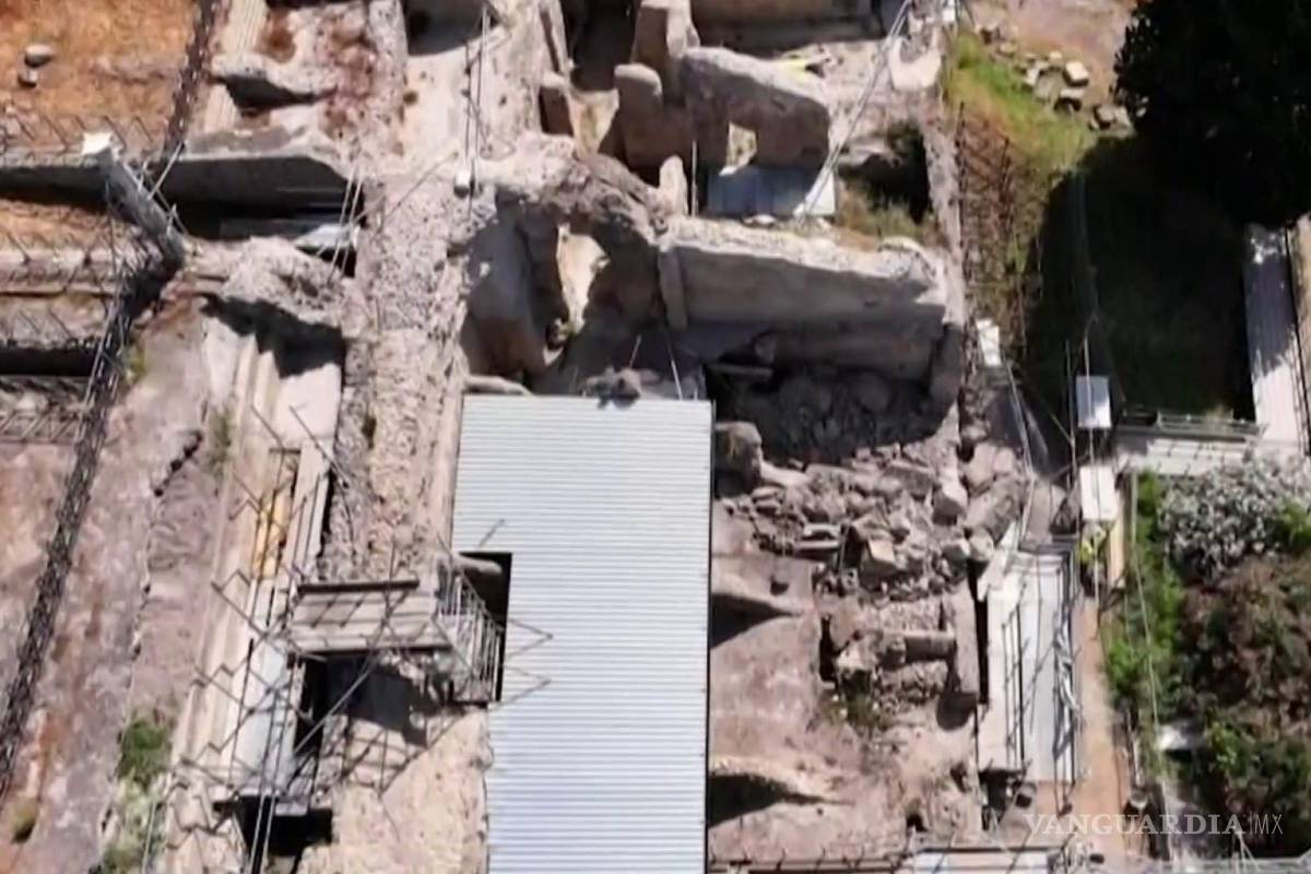 Un terremoto causa el derrumbe parcial en edificios de Pompeya
