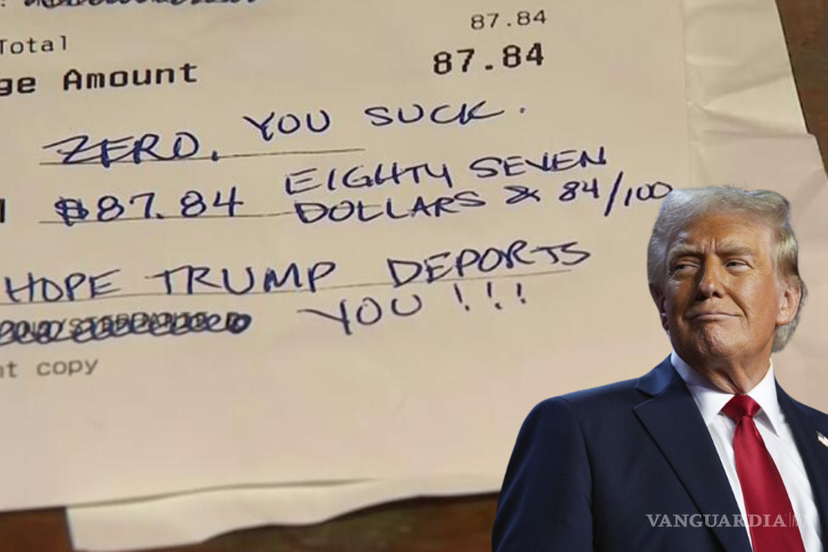 ‘Espero que Trump te deporte’ escribió clienta a mesero latino, en un restaurante mexicano de Ohio