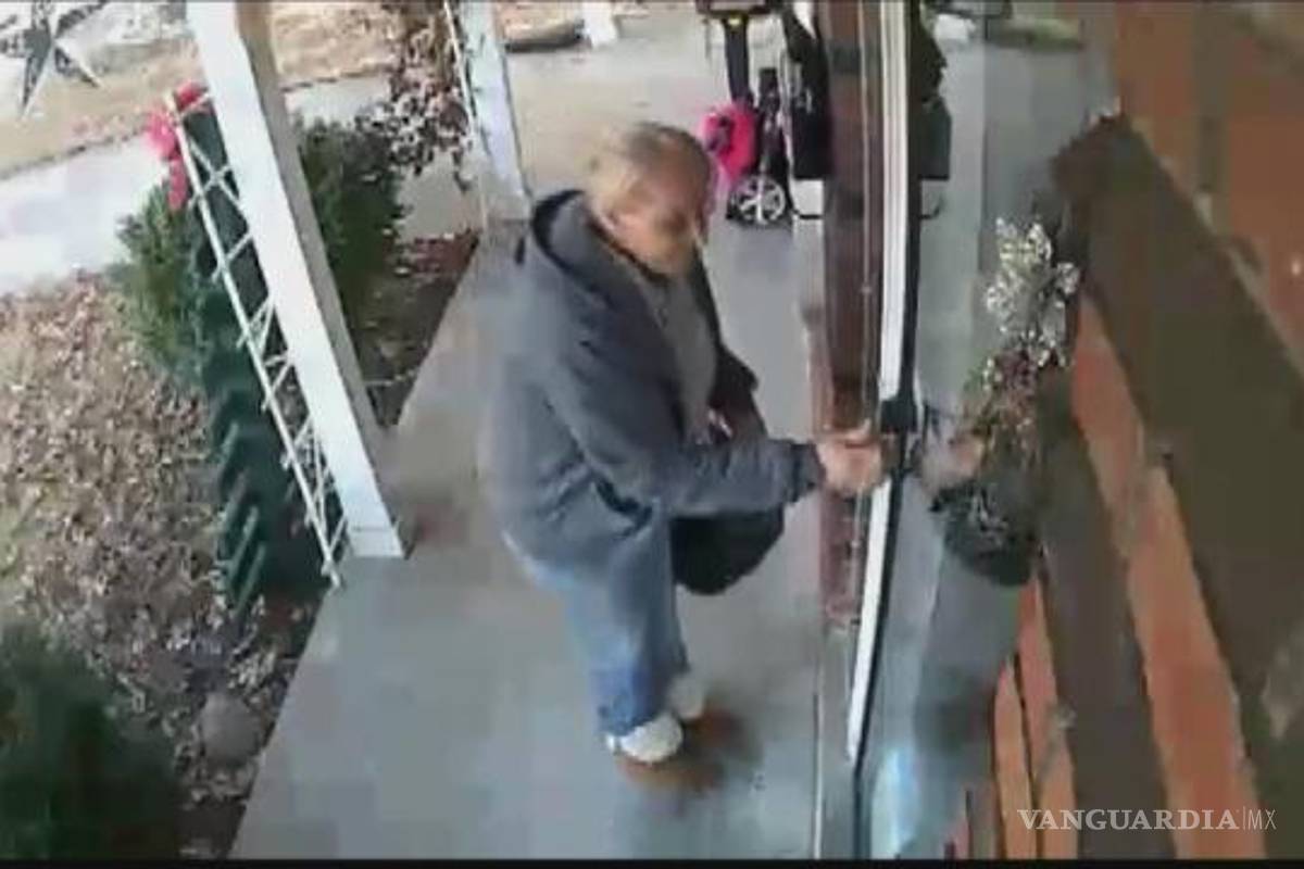 Ladrona de paquetes de correo recibe sorpresa, se lleva uno con pañales sucios