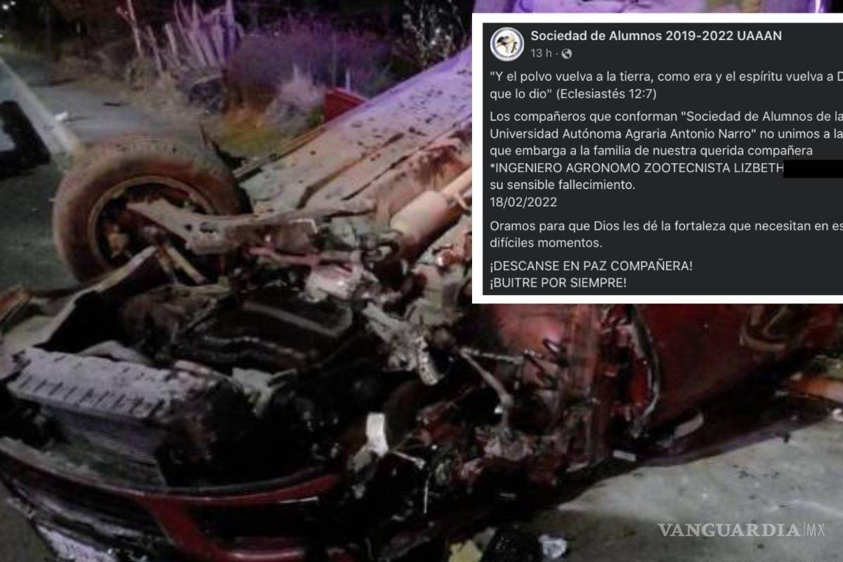 ‘Buitre por siempre’; comunidad de la UAAAN lamenta la muerte de estudiante tras accidente vehicular en Saltillo