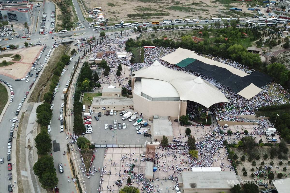 $!Meade se compromete a reforzar la seguridad de México durante cierre de campaña en Saltillo