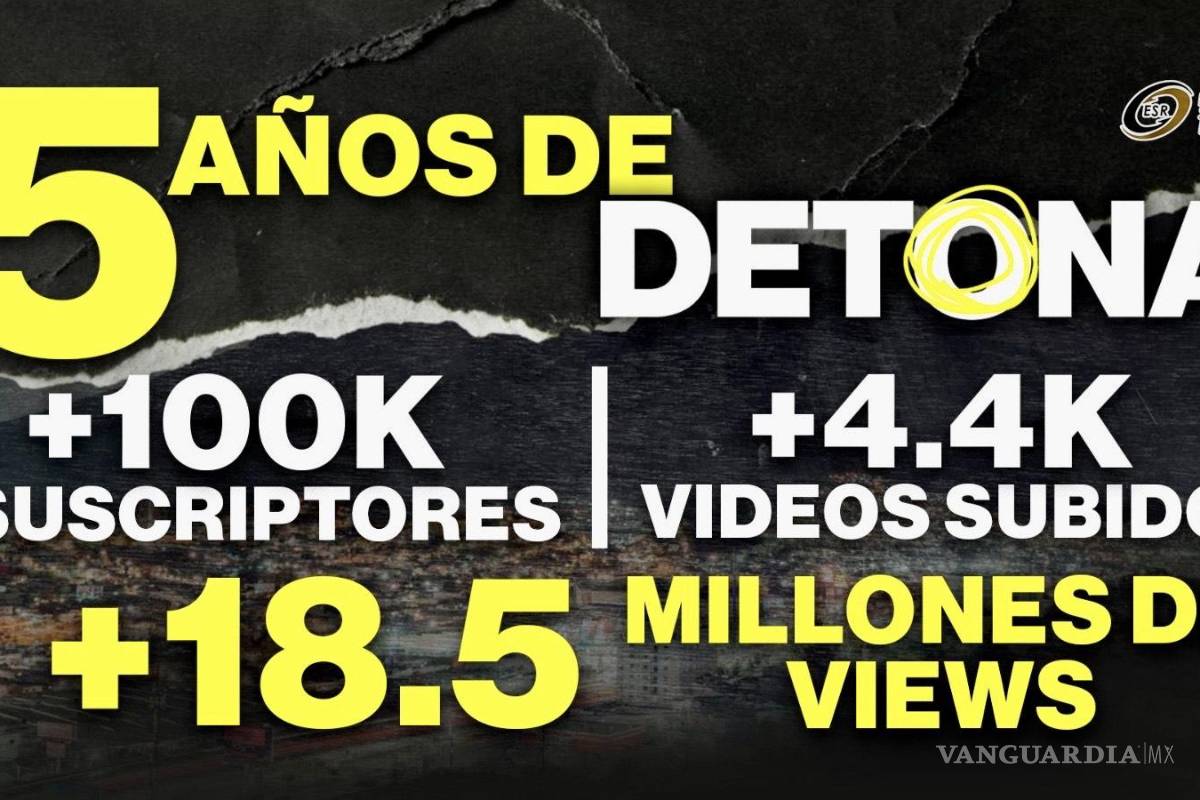 Detona celebra su quinto aniversario