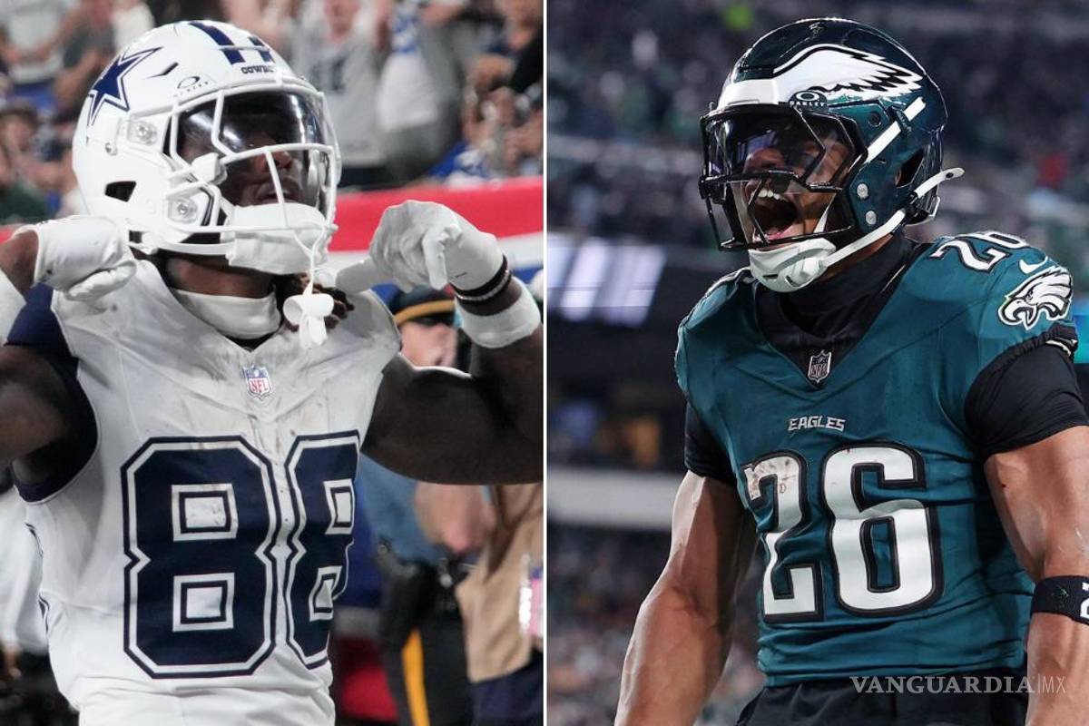 Cowboys vs Eagles inauguran la Temporada 2025 de la NFL: horarios y todos los juegos de la Semana 1