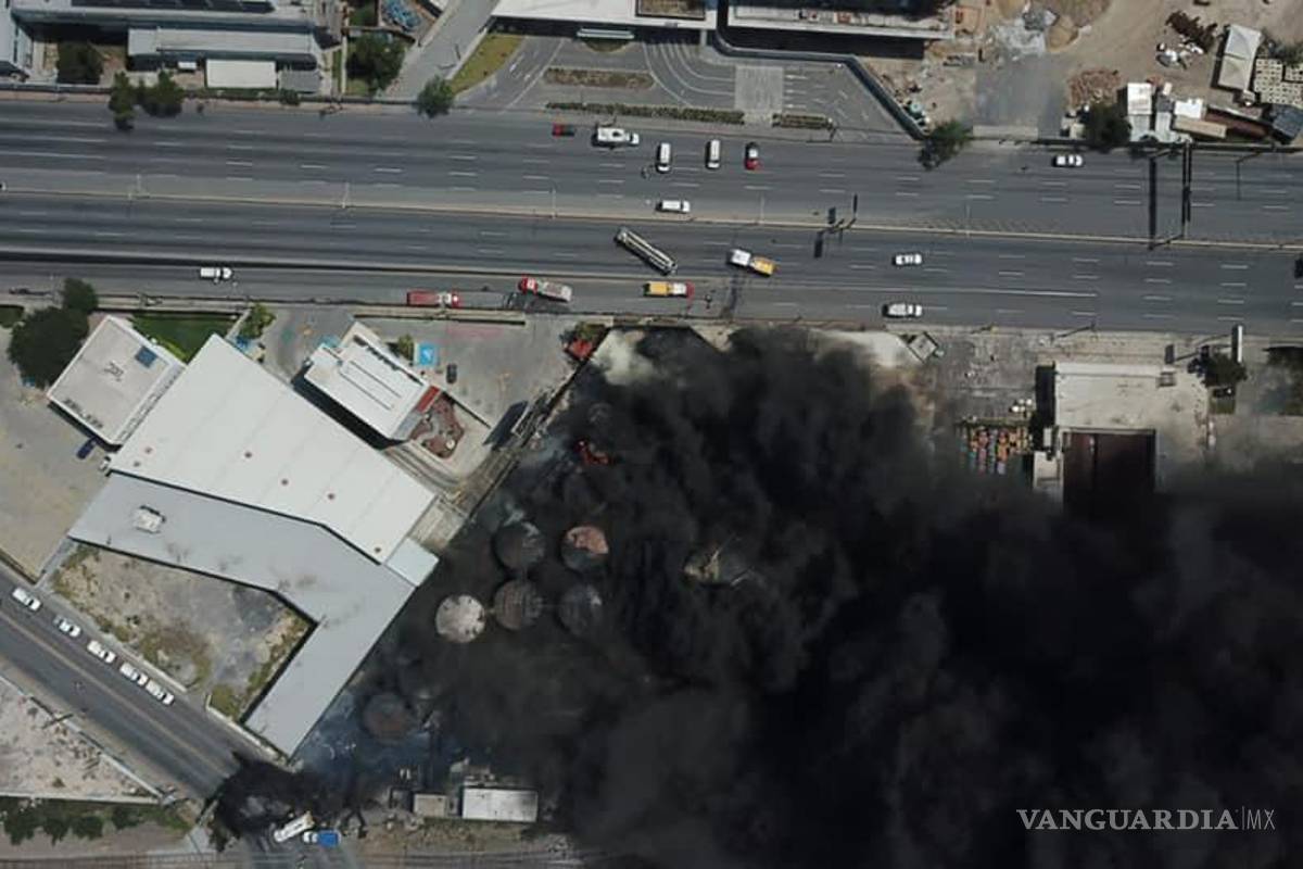Incendio de gran magnitud en Santa Catarina, NL, deja dos muertos