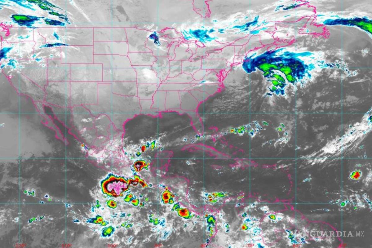 ¡Continuarán las lluvias y chubascos en México! Frente Frío #6 se desplaza al sureste del país