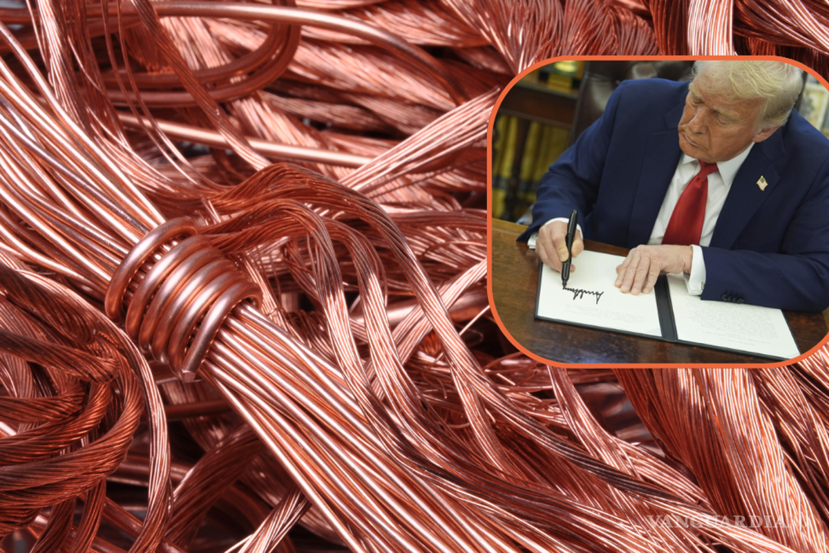 Trump aplicará un arancel de 50% al cobre para invertir en Defensa y otras industrias