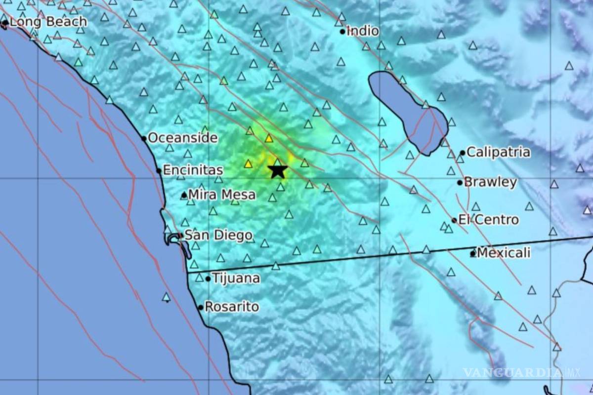 Sismo de magnitud preliminar 5.2 en San Diego, California se percibe en Tijuana, Baja California