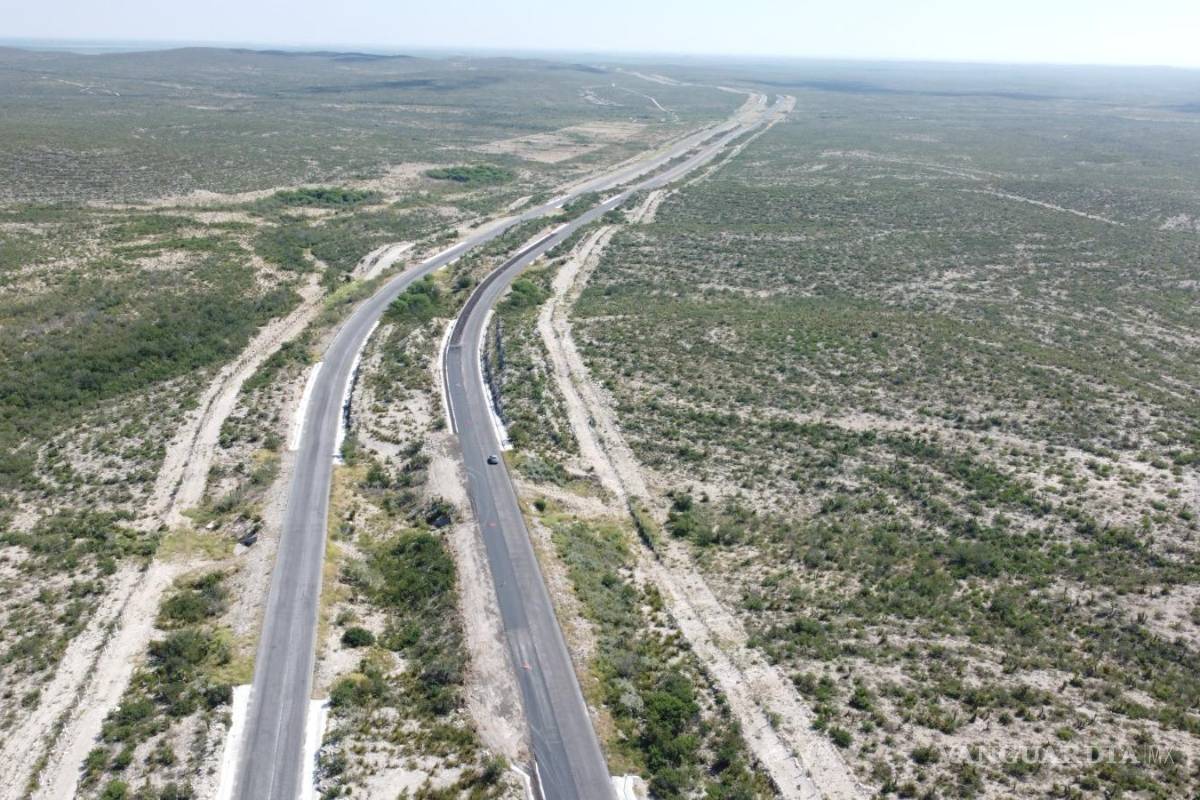 Avanzan obras en Coahuila: supervisa Manolo Jiménez ampliación de vía Saltillo-Zacatecas