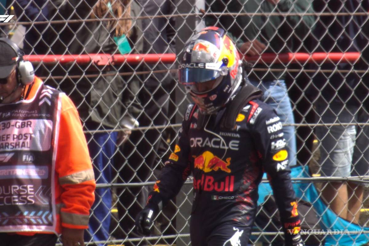 ¡Checo Pérez no para en su mala racha! Quedó fuera de la Q1 del GP de Gran Bretaña