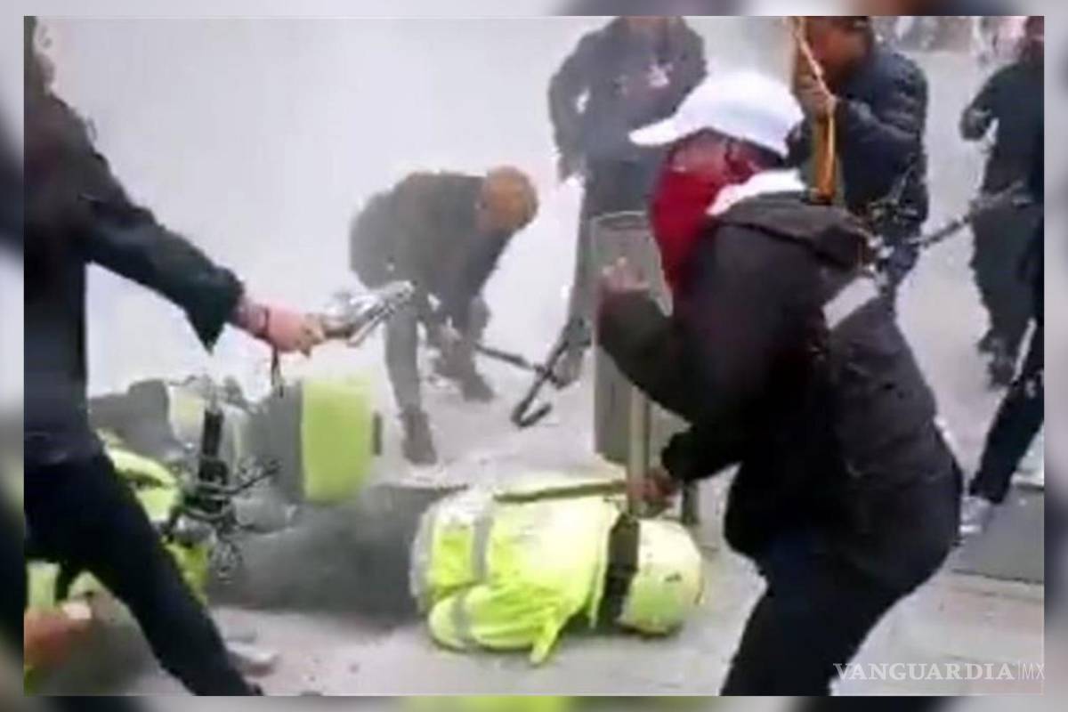 Enfrentamientos entre indígenas y la Policía en Bogotá dejan 24 heridos