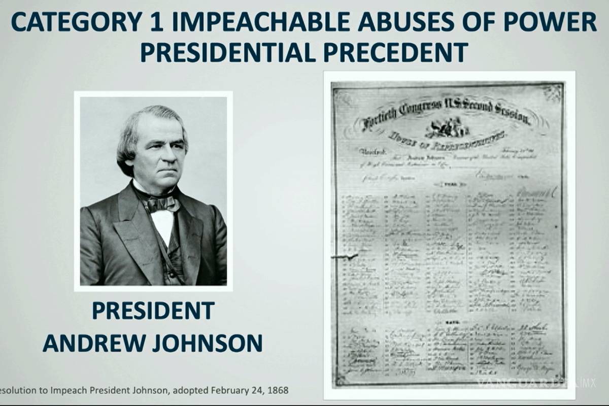 $!Defensa de Trump recurrirá a un argumento de hace más de 150 años