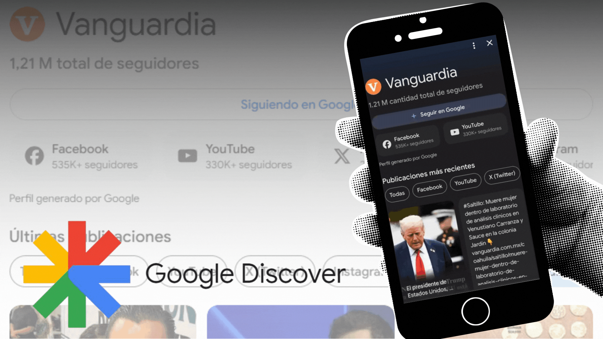 Google Discover: Así puedes seguir a Vanguardia MX para enterarte de las noticias de Saltillo, Coahuila y México