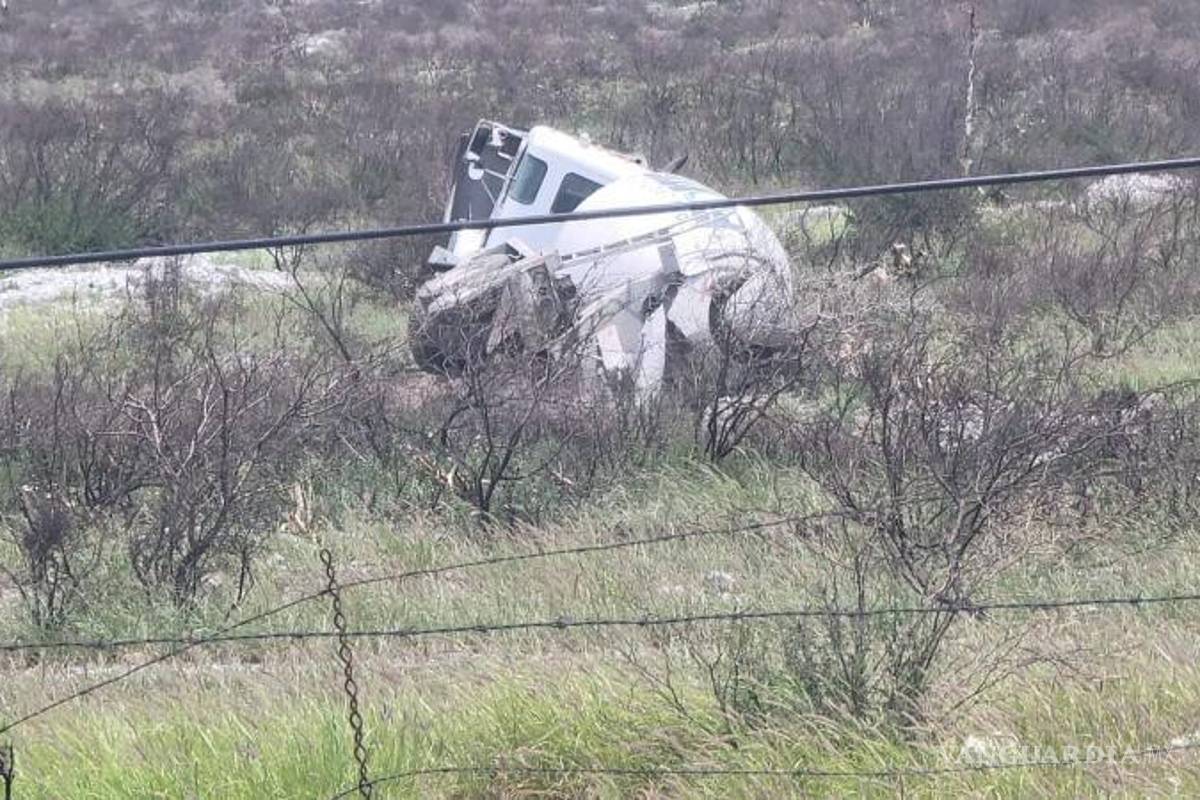 Muere operador al saltar de camión sin frenos en la Monterey-Saltillo