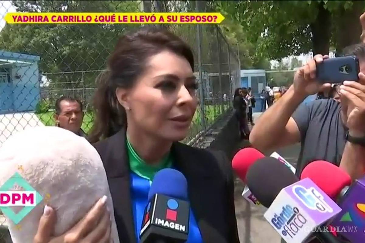'Estoy tranquila porque conozco a mi esposo y estaré al pie del cañón con él': Yadhira Carrillo
