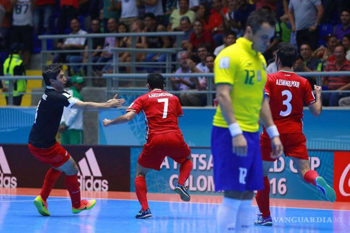 Irán eliminó al pentacampeón Brasil en Mundial de Futsal