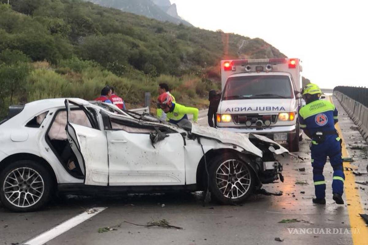 Muere hijo del fundador de Hemsa en accidente de la autopista Saltillo-Monterrey